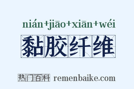 黏胶纤维是什么意思的图片